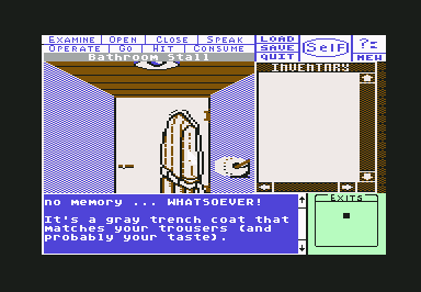 Deja Vu screenshot 4 for Commodore 64